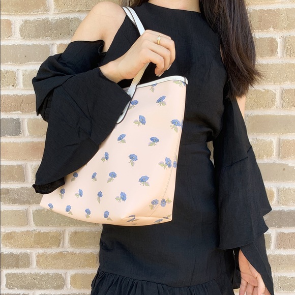 Coach city zip tote pink floral - Picture 7 of 7